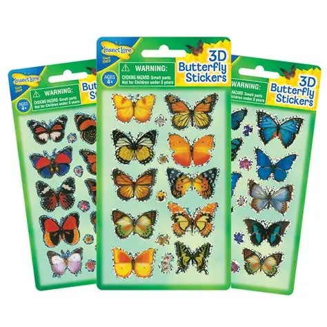 3D BUTTERFLY STICKERS SBT ST-1730