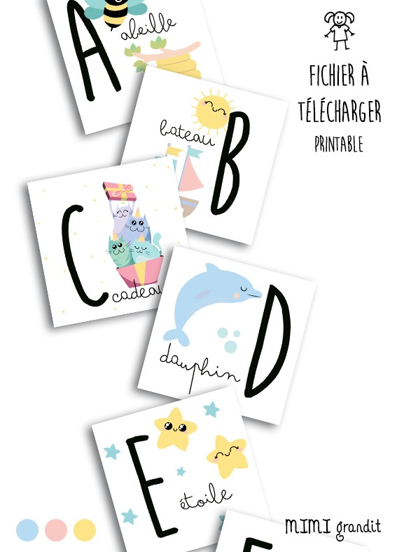ABECEDAIRE MAGNETS  EMILY HN6016