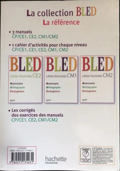 BLED CM1-CM2 LA REFERENCE