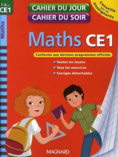 CAHIER DU JOUR EN MATHEMATIQUES CE1