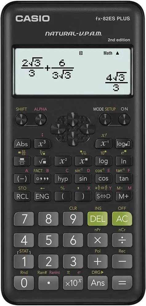 CALCULATRICE SCIENTIFIQUE CASIO FX-82ES PLUS