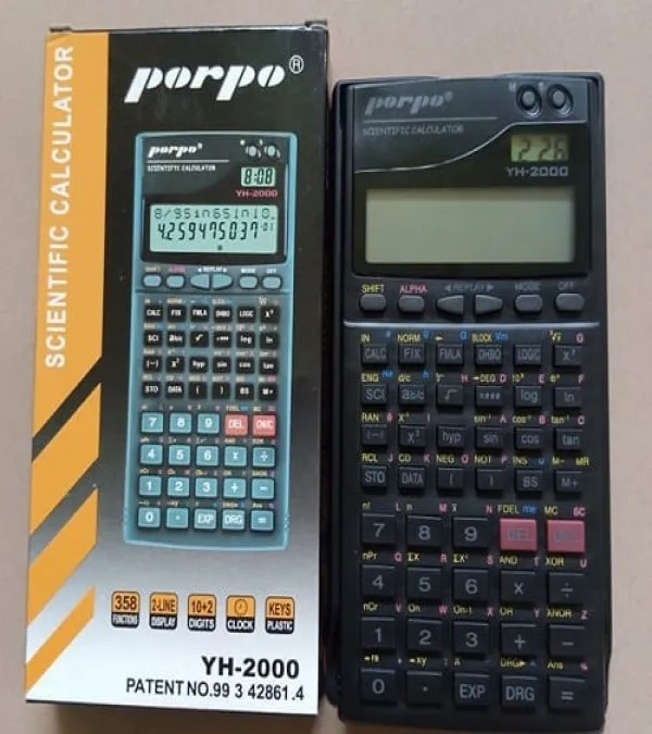 CALCULATRICE SCIENTIFIQUE PORPO