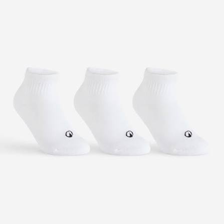 CHAUSSETTE ENFANT BLANCHE SOLIDE PACK DE 3
