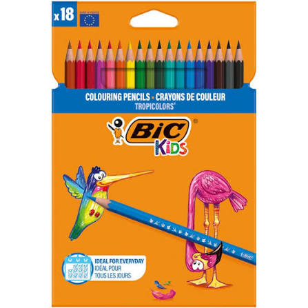CRAYON DE COULEUR BIC ETUI 24