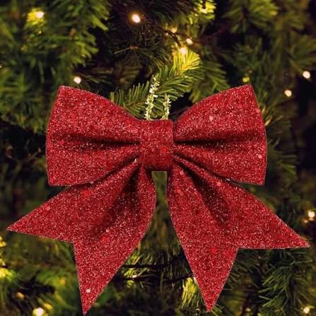DECOR NOEL EN NOEUD PACK DE 2 ET 3