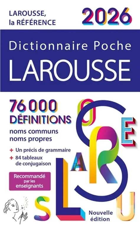 DICTIONNAIRE POCHE LAROUSSE FRANCAIS