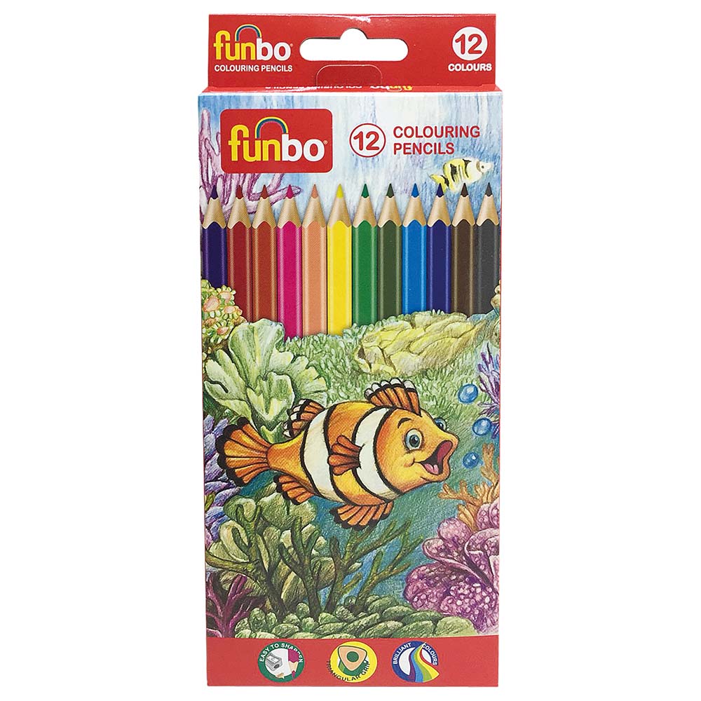 CRAYON DE COULEUR FUNBO FO-CLPT-12