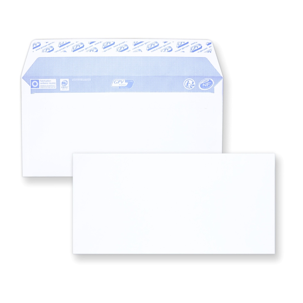 ENVELOPPE RECTANGULAIRE SANS FENETRE