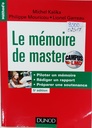 LE MEMOIRE DE MASTER