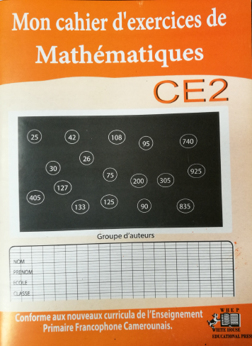 MON CAHIER D'EXERCICES DE MATHEMATIQUES  CE2