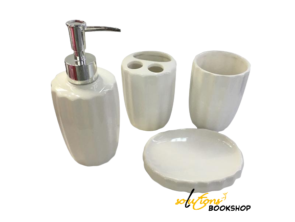 BATHROOM SET 4PCS CERAMIC