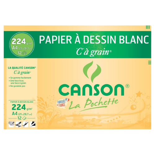 PAPIER CANSON BLANC A4 1ER QUALITE