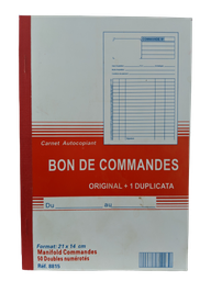 [00701] BON DE COMMANDE A5 DUPLI