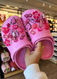 [08412] BABOUCHE CROCS DAME FLEURIE