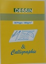 [01672] CAHIER DE DESSIN 32P CALLIGRAPHIE