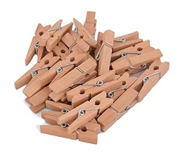 [03857] PINCES EN BOIS DECORATIF (CRAFTS PEG COAST MATERIALS & ACCESSORIES 3.0CM)