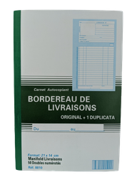 [04474] BORDEREAU DE LIVRAISONS A5 DUPLI